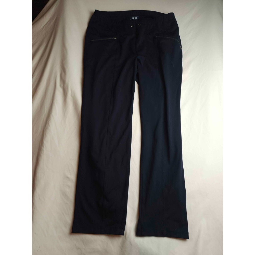 Izod Track Pants Womens Medium Blue‎ Athleisure Sporty Comfort Normcore Outdoor